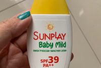 Sunscreen lotion sunplay sunblock badan bagus rohto rekomendasi