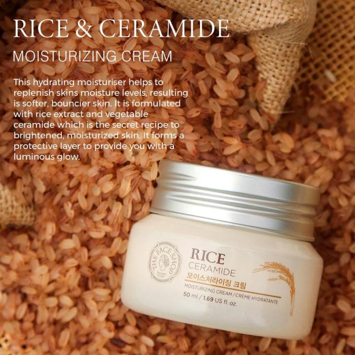 Cek Ingredients The Face Shop Rice & Ceramide Moisturizing Lotion terbaru