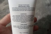 Cek Ingredients White Story Acne Face Wash terbaru