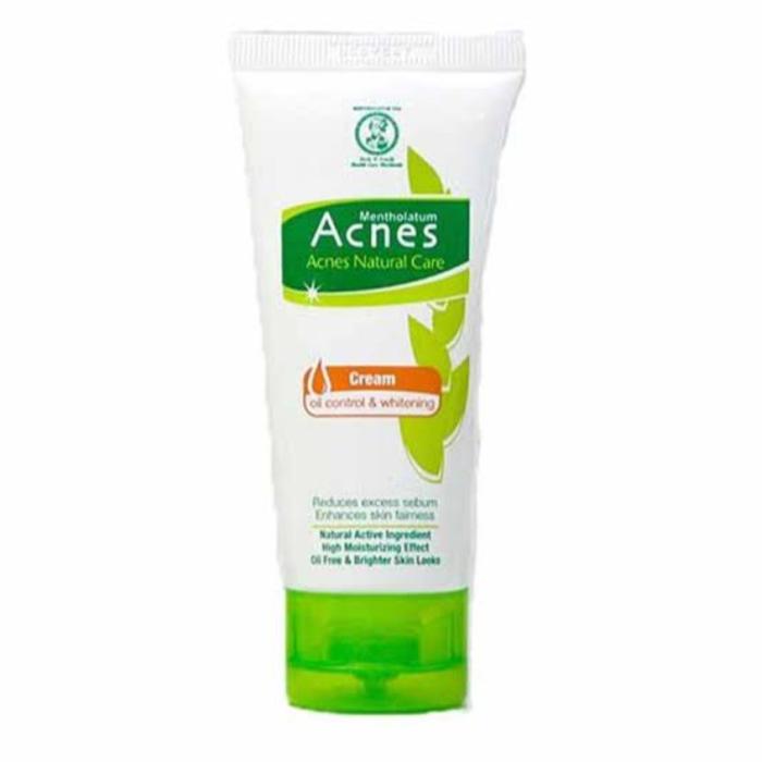 Cek Ingredients Acnes Natural Care Oil Control & Whitening Cream terbaru
