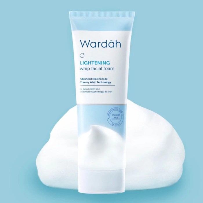 Cek Ingredients Wardah Lightening Whip Facial Foam