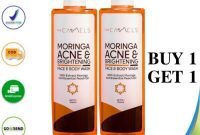 Cek Ingredients THE CAMELS MORINGA ACNE & BRIGHTENING face & Body Wash