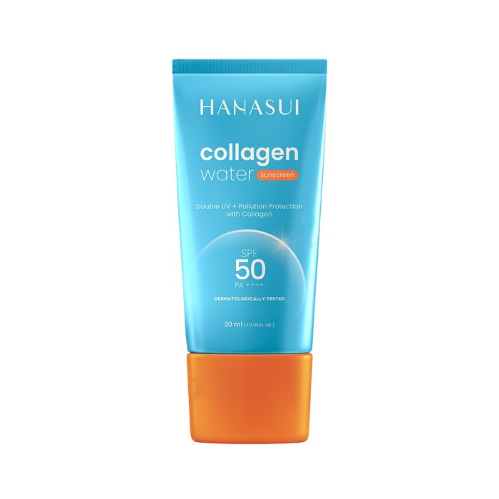 Cek Ingredients Hanasui Collagen Water Sunscreen SPF 50 PA++++
