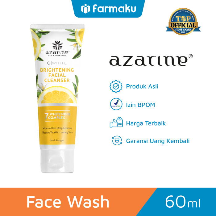 Cek Ingredients Azarine C White Brightening Facial Wash