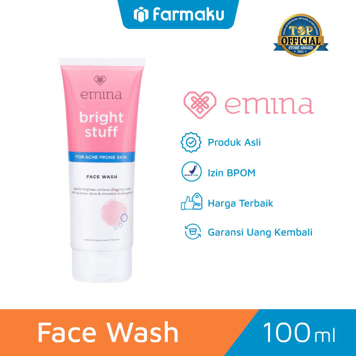 Cek Ingredients Emina Bright Stuff for Acne Prone Face Wash