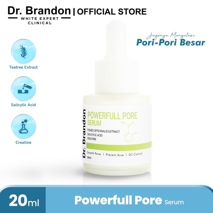 Cek Ingredients Dr. Brandon Powerfull Pore Serum