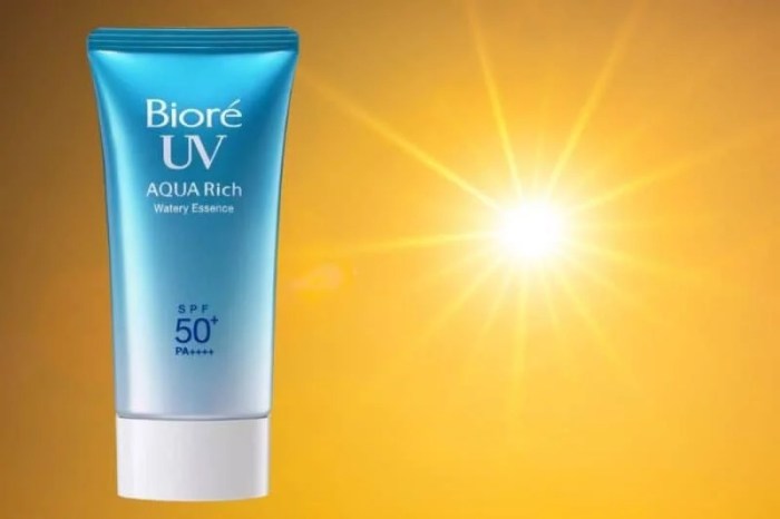 biore sunscreen watery essence bauso