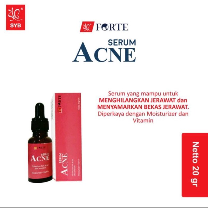 Cek Ingredients SYB Forte Acne Serum terbaru