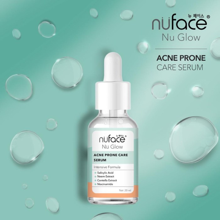 Cek Ingredients NU Glow Acne Prone Care Serum terbaru