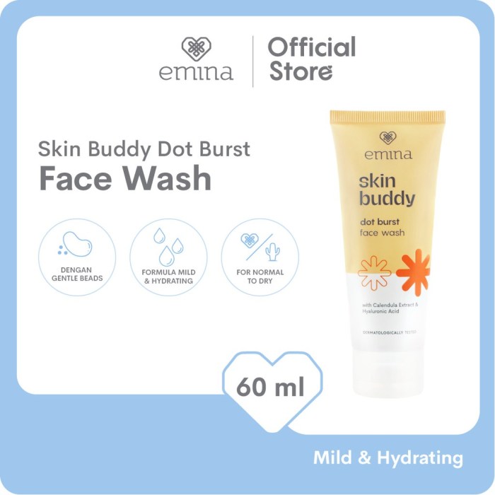 Cek Ingredients Emina Skin Buddy Dot Burst Face Wash terbaru
