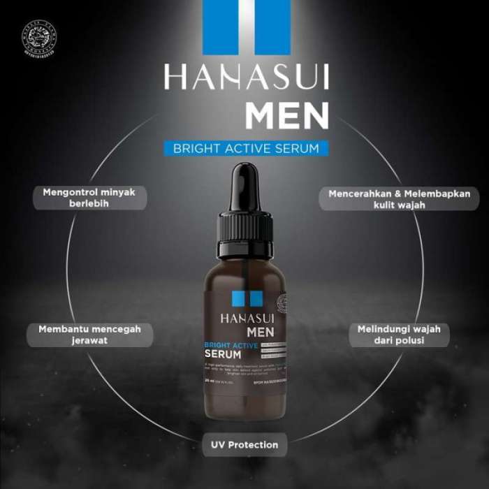 Cek Ingredients Hanasui Men Bright  Active Serum