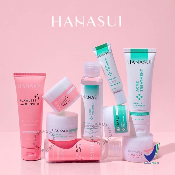 Cek Ingredients Hanasui Flawless Glow 10 Day Cream