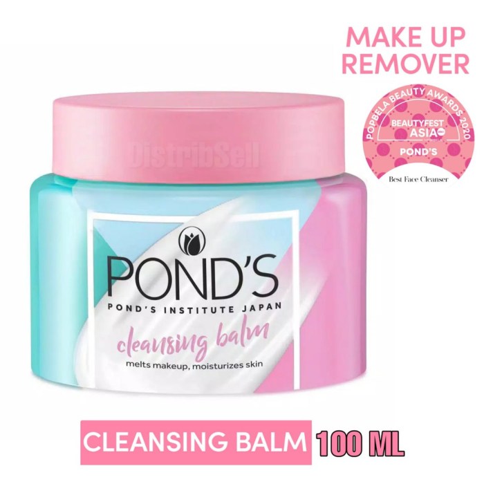 Cek Ingredients Pond's Cleansing Balm Make Up Remover terbaru