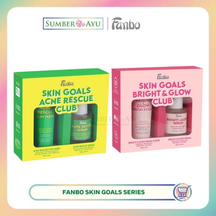 Cek Ingredients Fanbo Skin Goals Bright & Glow Serum
