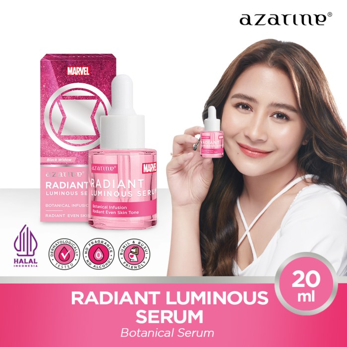Cek Ingredients Azarine MARVEL Radiant Luminous serum
