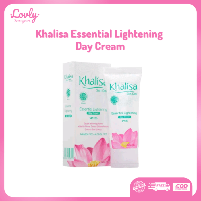 Cek Ingredients Khalisa Essential Lightening Day Cream SPF 25