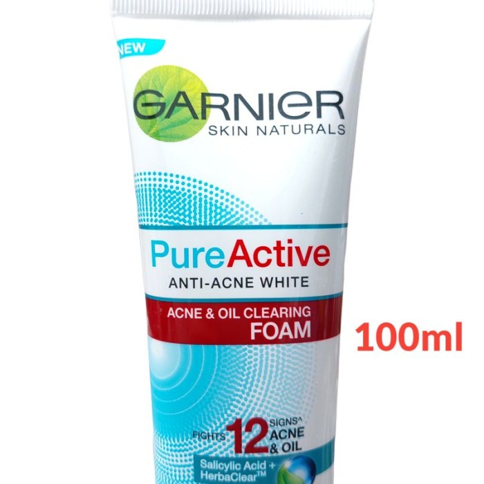 Penjelasan Ingredients Garnier Pure Active Acne & Clearing Foam