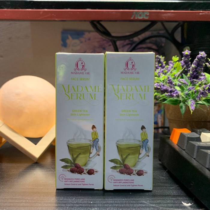 Cek Ingredients Madam Gie Green Tea Skin Lightener serum