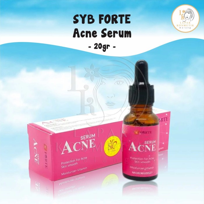 Cek Ingredients SYB Forte Acne Serum