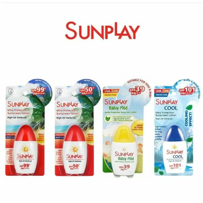 Cek Ingredients Sunplay Baby Mild Gentle Protection Sunscreen Lotion