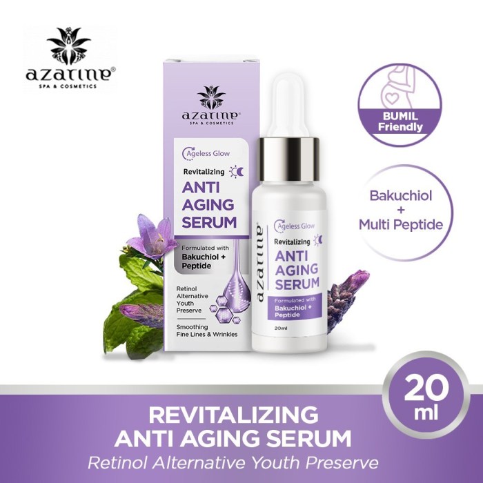Cek Ingredients Azarine Anti Aging Serum terbaru