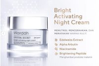 Cek Ingredients Wardah Crystal Secret Night Cream terbaru