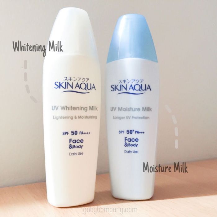 Cek Ingredients Skin Aqua Whitening Milk SPF 50 PA++++