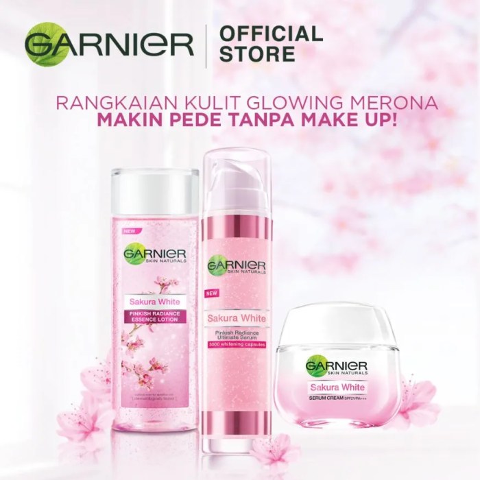 garnier sakura radiance pinkish essence sleeping checked watsons