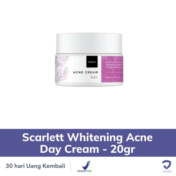 Cek Ingredients Scarlett Anti Acne Day Cream