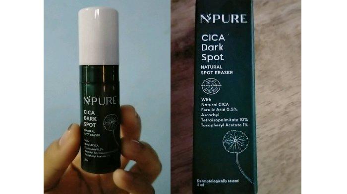 Cek Ingredients N'Pure Cica Dark Spot Natural spot eraser