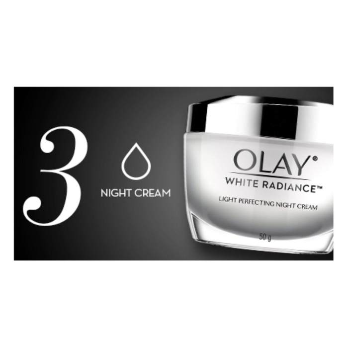 Whitening olay cream night radiance 50g than available