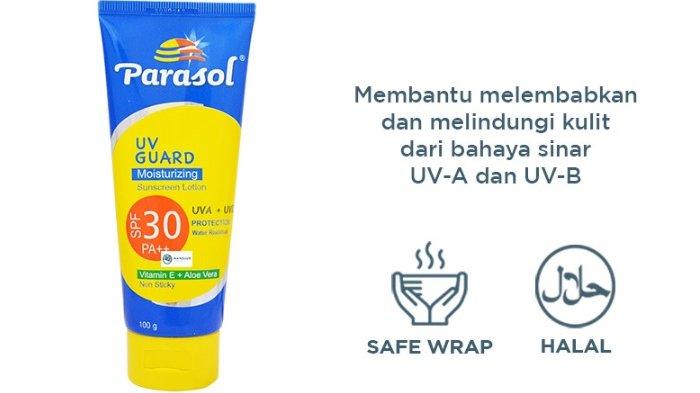 Cek Ingredients Parasol UV Guard Moisturizing Sunscreen Lotion SPF 30 PA++