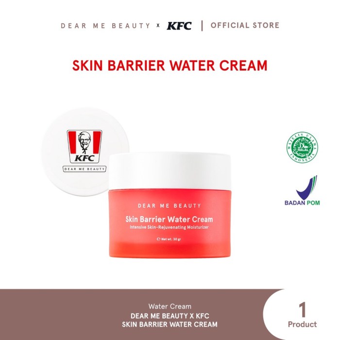 Cek Ingredients Dear Me Beauty Skin Barrier Water Cream