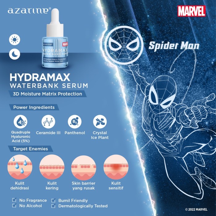 Cek Ingredients Azarine MARVEL Hydramax Serum