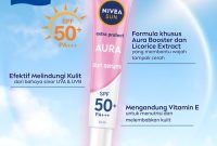 Cek Ingredients Nivea Sun Face Protection Serum SPF 50+ PA +++ Instant Aura (Pink)