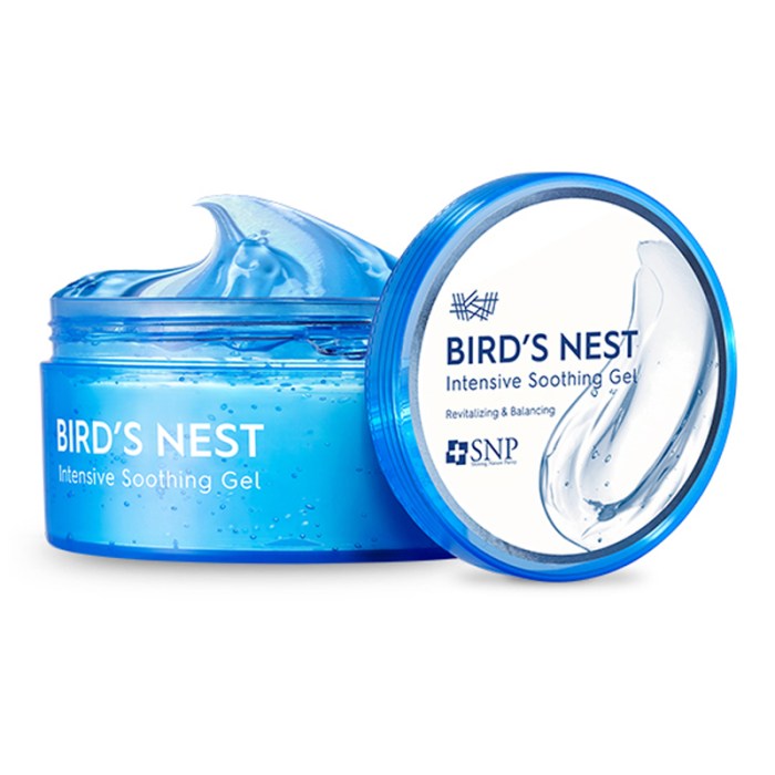 Cek Ingredients SNP Bird's Nest Intensive Soothing Gel
