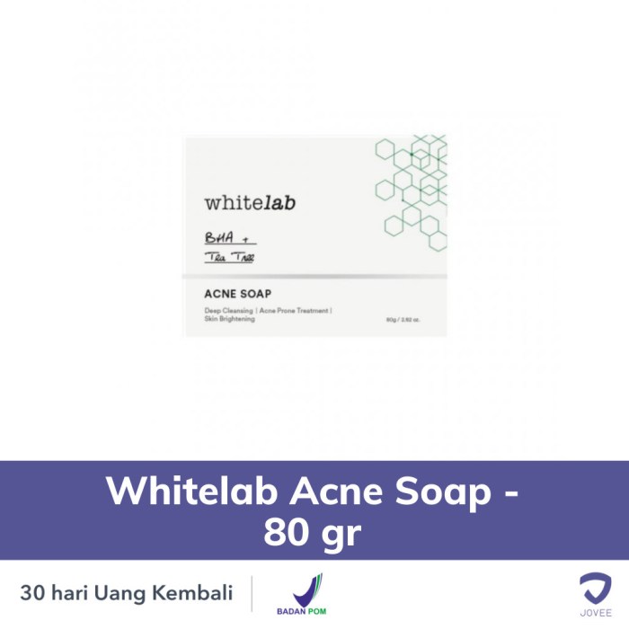 Cek Ingredients Whitelab Acne Soap