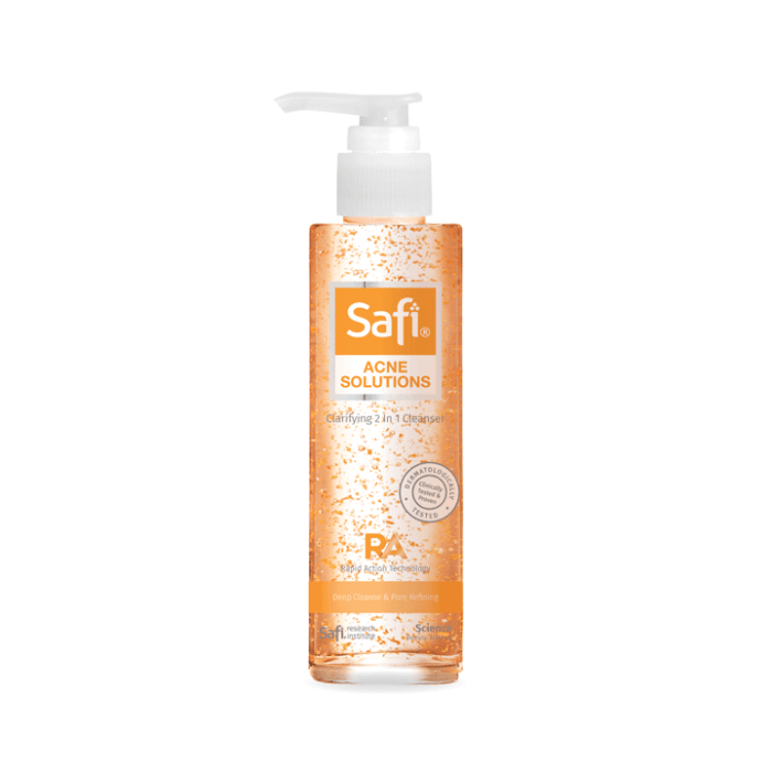 acne safi cleanser clarifying 2in1 160ml