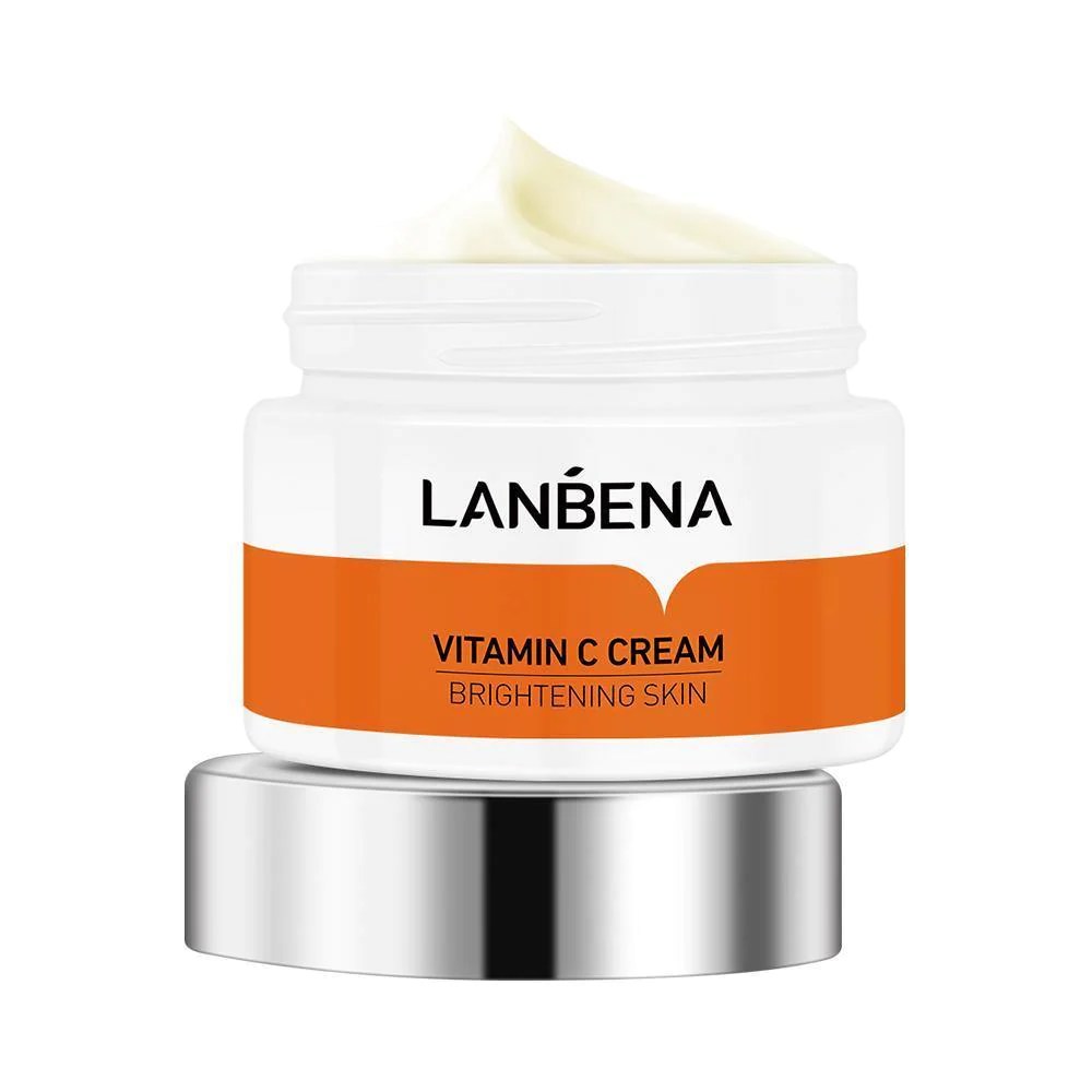 shopee vitamin skin cream facial acne 40g aging whitening lanbena anti spot dark