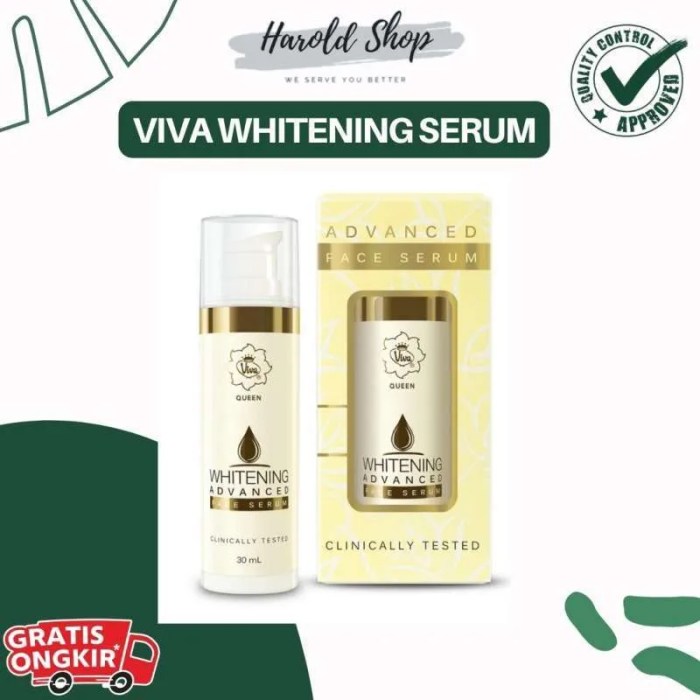 Mengulas Ingredients Viva Queen Advance Whitening Face Serum