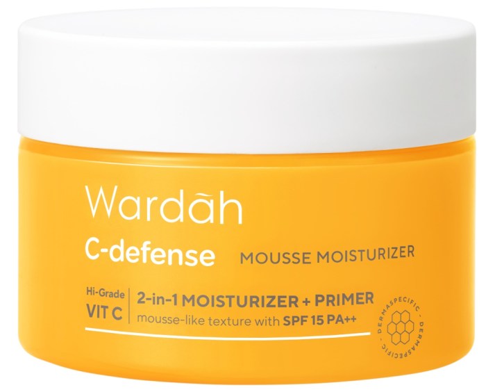 Cek Ingredients Wardah C-Defdence Mousse Moisturizer terbaru