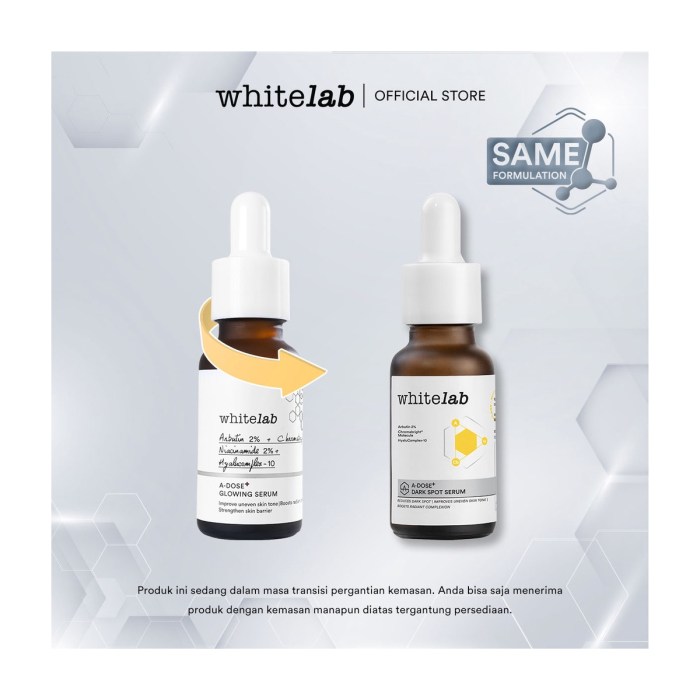 Cek Ingredients Whitelab A-Dose+ Glowing Serum