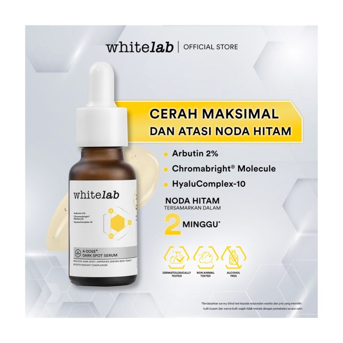 Cek Ingredients Whitelab A-Dose+ Glowing Serum