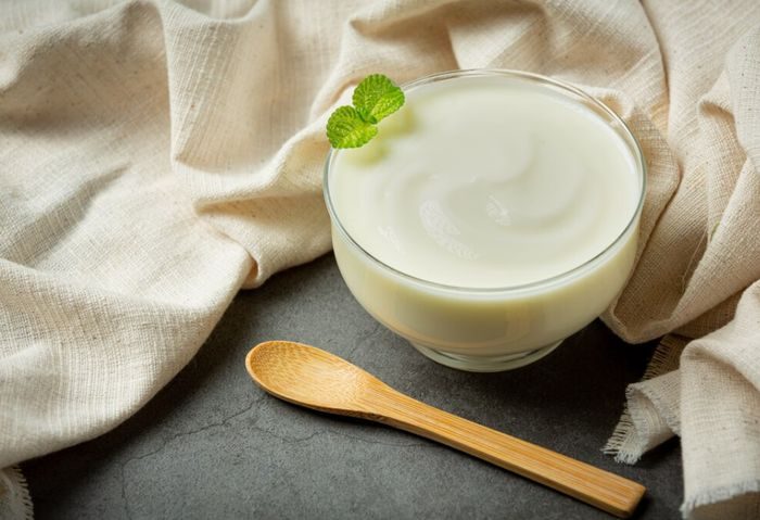 Kombinasi telur dan yogurt. Baik untuk membantu pencernaan