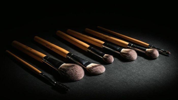 Keringkan brush dengan posisi mendatar