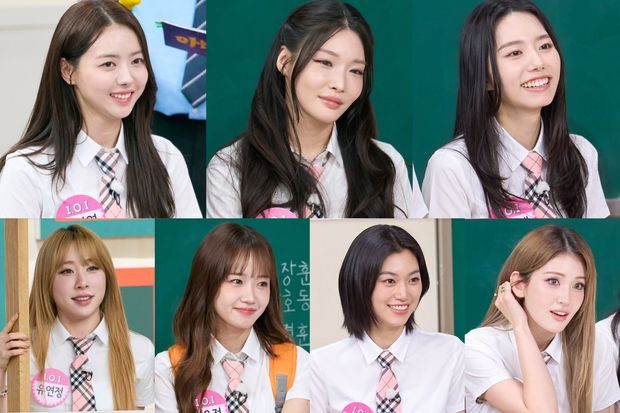 Para member I.O.I menampilkan transformasi yang semakin berseri dalam penampilan terbaru di acara 'Knowing Bros'.