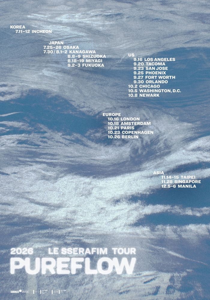 Poster World Tour LE SSERAFIM