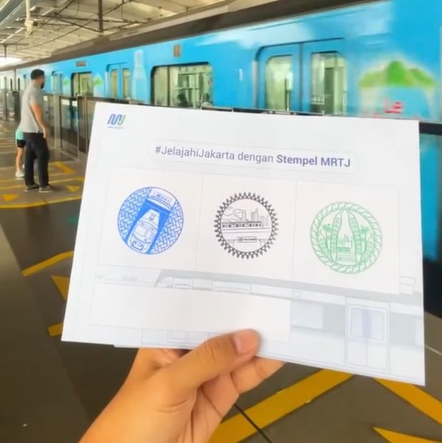 Kumpulkan stamp MRT Jakarta saat long weekend