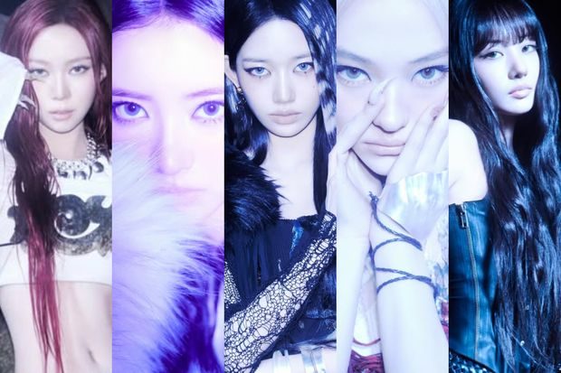 Visual para member MEOVV bersinar dalam sorotan penuh estetika dalam konsep magis yang diusung dalam comeback mini album 'Bite Me'.