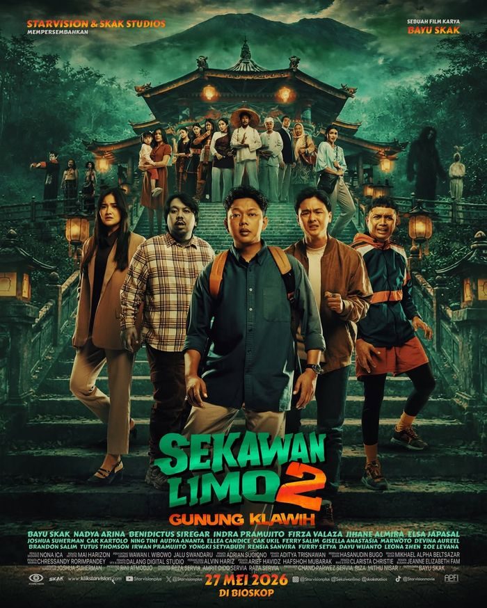 Official poster film Sekawan Limo 2: Gunung Klawih